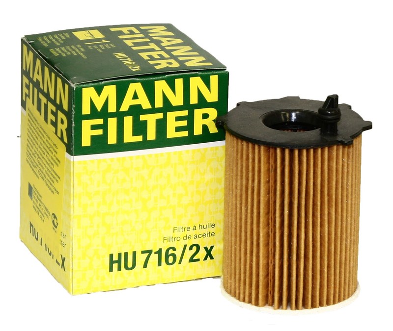 Фильтр масляный CITROEN BERLINGO/ C1, C2, C3, PEUGEOT MANN HU 7162 X