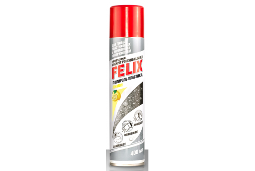 Полироль пластика / ЛИМОН аэроз. 400мл FELIX