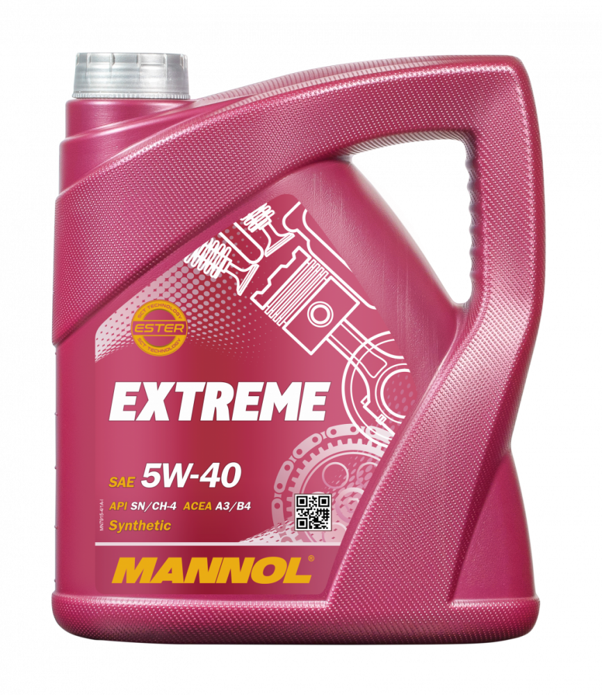 MANNOL EXTREME 5w40 синт 4л