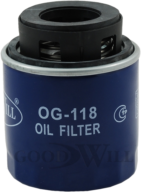 Фильтр масляный Audi, VW Golf VI, Passat, Seat, Skoda (GOODWILL) OG 118