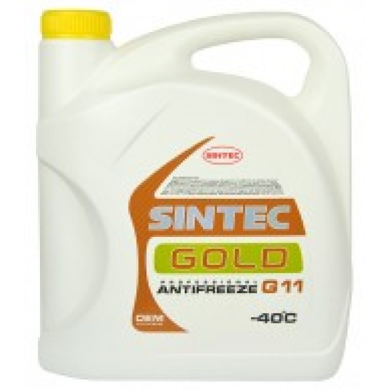 Антифриз Sintec OEM FRANCE TYPE-D YELLOW (желтый) G 12 5кг (-40 С)