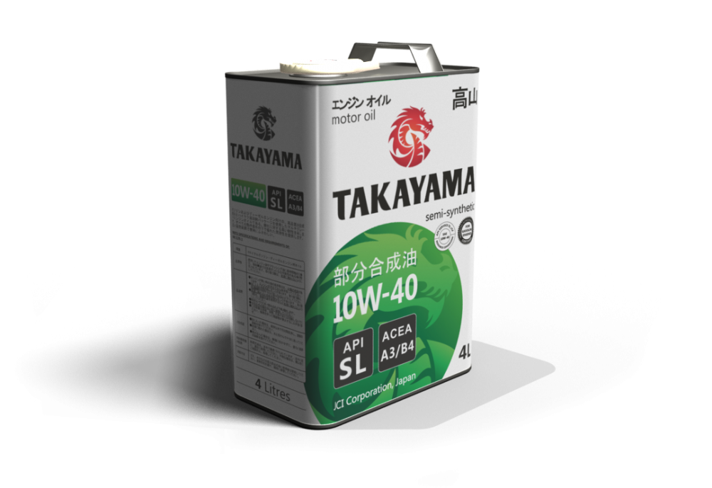 TAKAYAMA Safetec 10W40  API SL, ACEA  A3/B4  4л