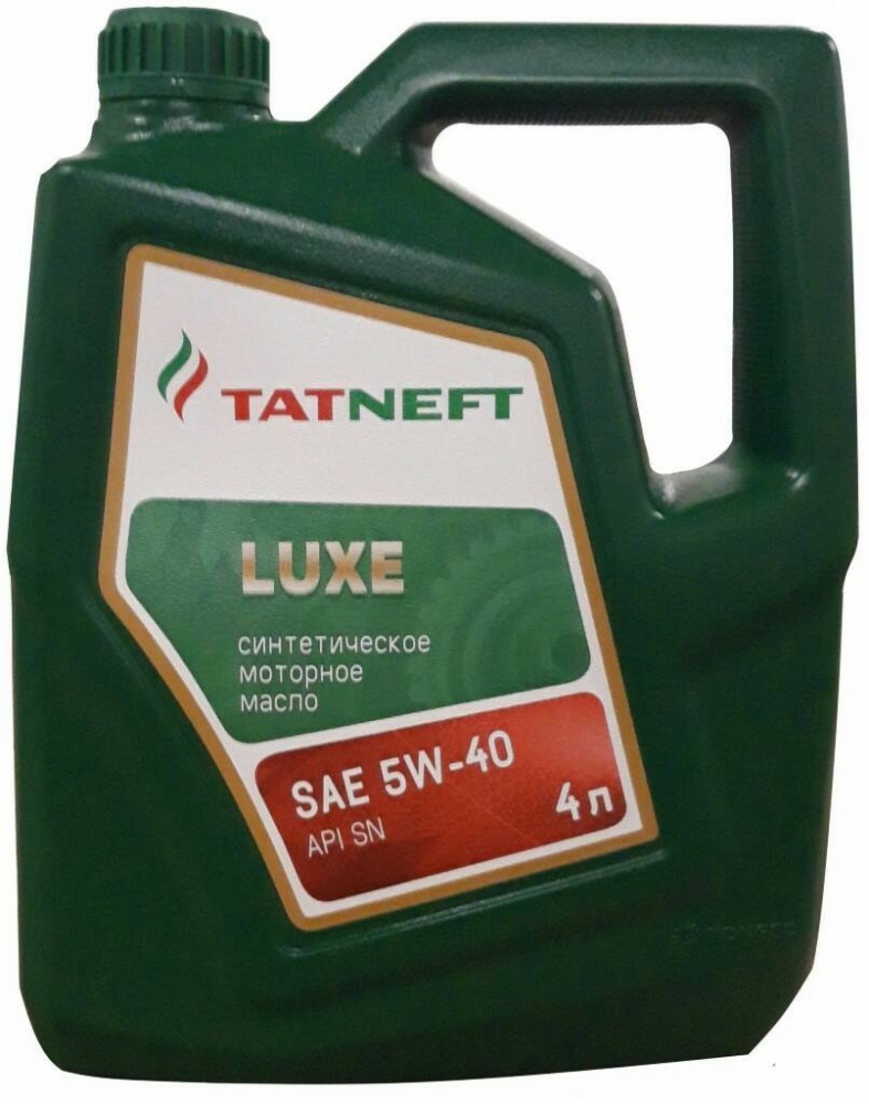 Татнефть LUXE 5w40 API SN/SM синтетика 4л